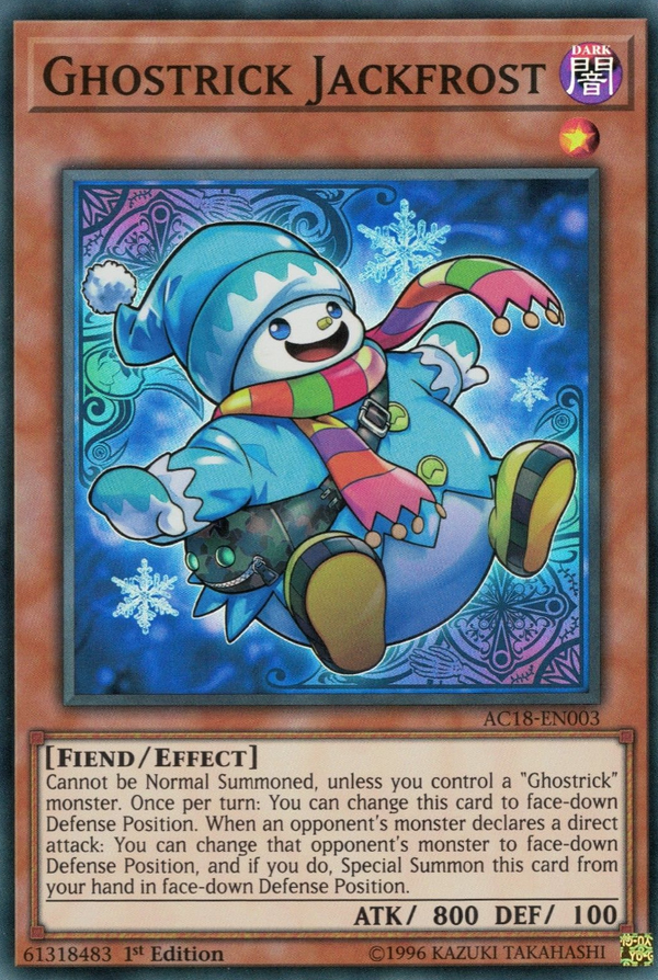 Ghostrick Jackfrost - AC18-EN003 - Super Rare - 1st Edition available at 401 Games Canada