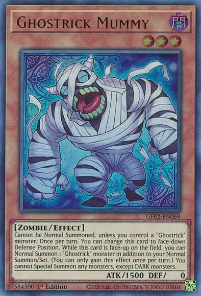 Ghostrick Mummy - GFP2-EN069 - Ultra Rare - 1st Edition available at 401 Games Canada