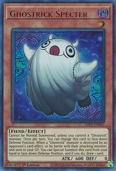 Ghostrick Specter - GFP2-EN065 - Ultra Rare - 1st Edition available at 401 Games Canada