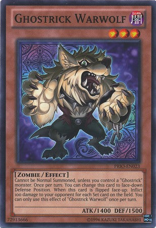 Ghostrick Warwolf - PRIO-EN023 - Common - Unlimited available at 401 Games Canada