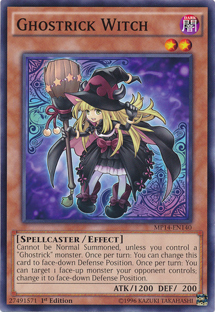 Ghostrick Witch - MP14-EN140 - Common - 1st Edition available at 401 Games Canada