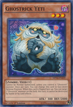 Ghostrick Yeti - MP14-EN239 - Common - 1st Edition available at 401 Games Canada