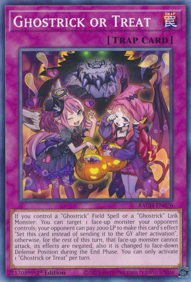 Ghostrick or Treat - BACH-EN076 - Common - 1st Edition available at 401 Games Canada