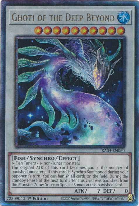 Ghoti of the Deep Beyond (PUR) - RA04-EN060 - Prismatic Ultimate Rare - 1st Edition