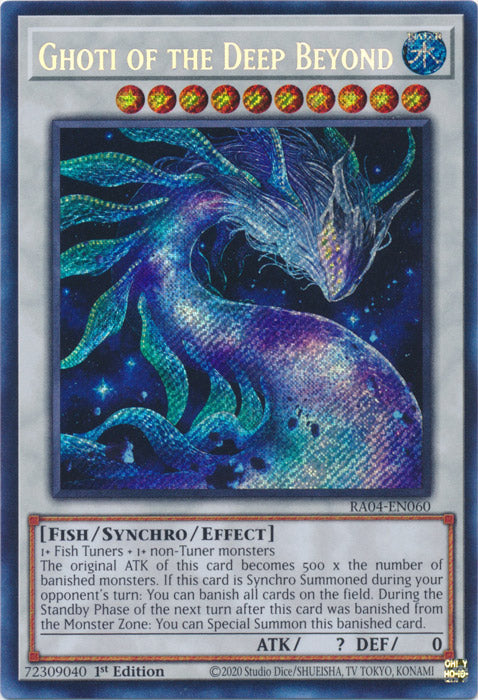 Ghoti of the Deep Beyond (Secret Rare) - RA04-EN060 - Secret Rare - 1st Edition