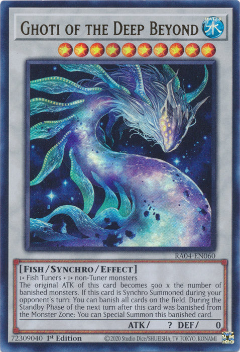 Ghoti of the Deep Beyond (UR) - RA04-EN060 - Ultra Rare - 1st Edition