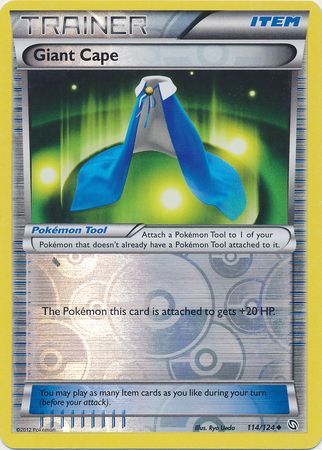 Giant Cape - 114/124 - Uncommon - Reverse Holo available at 401 Games Canada