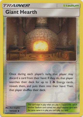 Giant Hearth - 197/236 - Uncommon - Reverse Holo available at 401 Games Canada