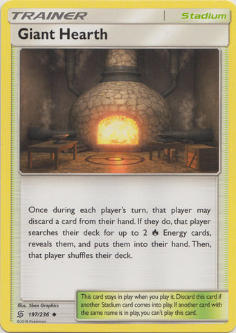 Giant Hearth - 197/236 - Uncommon available at 401 Games Canada