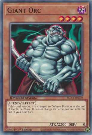 Giant Orc - SGX3-ENE09 - Common - 1st Edition available at 401 Games Canada
