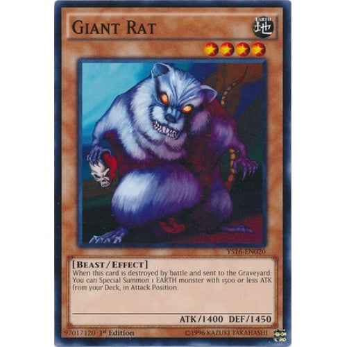Giant Rat - YS16-EN020 - Common - 1st Edition available at 401 Games Canada