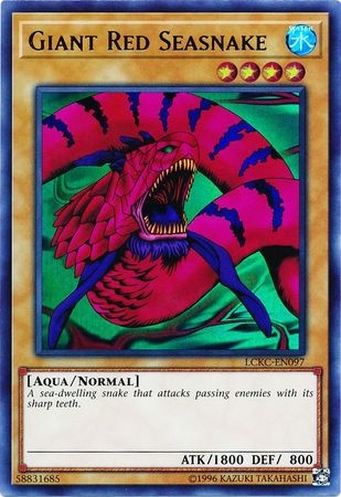 Giant Red Seasnake - LCKC-EN097 - Ultra Rare - Unlimited available at 401 Games Canada