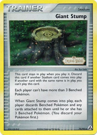 Giant Stump - 75/92 - Uncommon - Reverse Holo available at 401 Games Canada