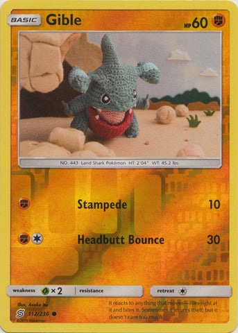 Gible - 112/236 - Common - Reverse Holo available at 401 Games Canada