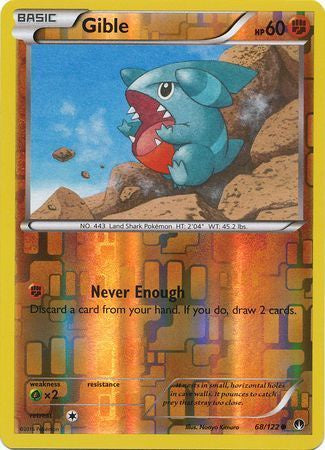 Gible - 68/122 - Common - Reverse Holo available at 401 Games Canada