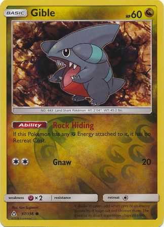 Gible - 97/156 - Common - Reverse Holo available at 401 Games Canada