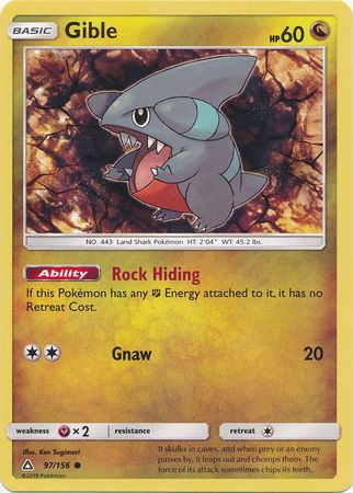 Gible - 97/156 - Common available at 401 Games Canada