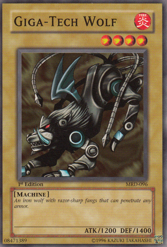 Giga-Tech Wolf - MRD-096 - Common - 1st Edition available at 401 Games Canada