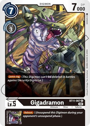 Gigadramon - BT11-067 - Uncommon available at 401 Games Canada