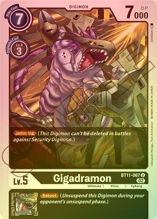 Gigadramon (Foil) - BT11-067 - Uncommon available at 401 Games Canada