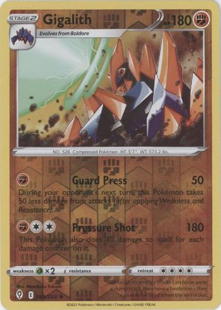 Gigalith - 088/203 - Rare - Reverse Holo available at 401 Games Canada