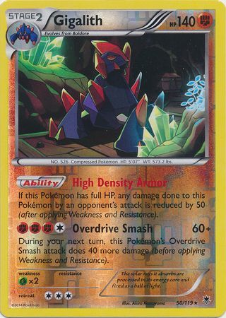 Gigalith - 50/119 - Holo Rare - Reverse Holo available at 401 Games Canada