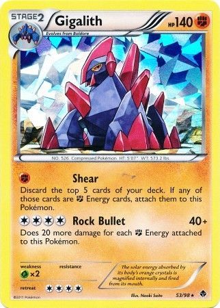 Gigalith - 53/98 - Shattered Holo Promo available at 401 Games Canada