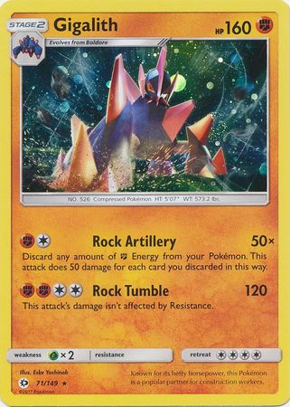 Gigalith - 71/149 - Alternate Holo - Promo available at 401 Games Canada