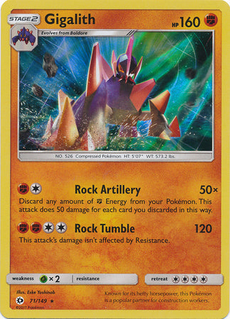 Gigalith - 71/149 - Holo Rare available at 401 Games Canada