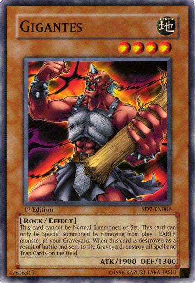 Gigantes - SD7-EN006 - Common - 1st Edition available at 401 Games Canada