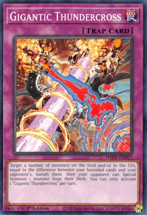 Gigantic Thundercross - PHHY-EN072 - Common - 1st Edition available at 401 Games Canada
