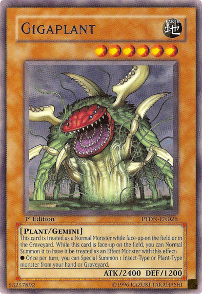 Gigaplant - PTDN-EN026 - Rare - 1st Edition available at 401 Games Canada