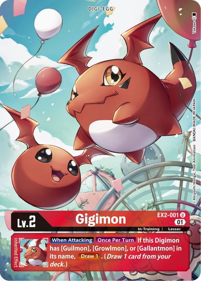 Gigimon (Alternate Art) - EX2-001 - Uncommon available at 401 Games Canada