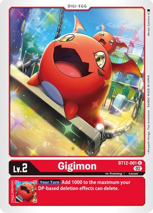 Gigimon - BT12-001 - Uncommon available at 401 Games Canada