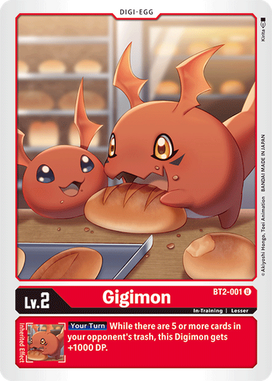 Gigimon - BT2-001 - Uncommon available at 401 Games Canada