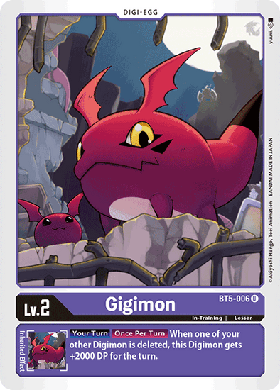 Gigimon - BT5-006 - Uncommon available at 401 Games Canada