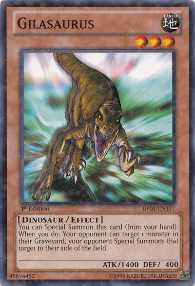 Gilasaurus - BP01-EN177 - Starfoil Rare - 1st Edition available at 401 Games Canada