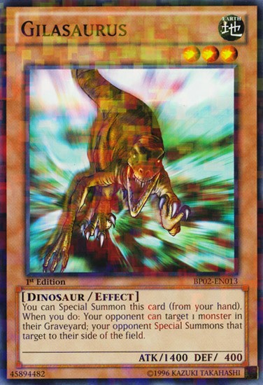 Gilasaurus - BP02-EN013 - Mosaic Rare - 1st Edition available at 401 Games Canada