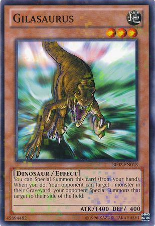 Gilasaurus - BP02-EN013 - Mosaic Rare - Unlimited available at 401 Games Canada