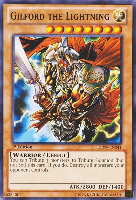 Gilford the Lightning - LCJW-EN041 - Common - 1st Edition available at 401 Games Canada