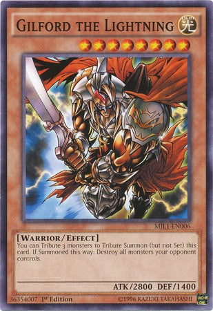 Gilford the Lightning - MIL1-EN006 - Common - 1st Edition available at 401 Games Canada
