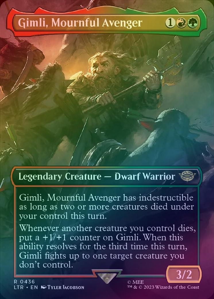 401 Games Canada - Gimli, Mournful Avenger - Borderless Scene (Foil) (LTR) 401 Games Canada - Gimli, Mournful Avenger - Borderless Scene (Foil) (LTR)