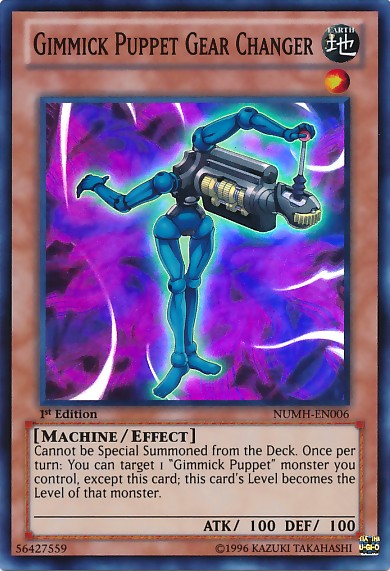 Gimmick Puppet Gear Changer - NUMH-EN006 - Super Rare - 1st Edition available at 401 Games Canada