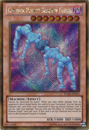 Gimmick Puppet Shadow Feeler - PGLD-EN012 - Gold Secret Rare - Unlimited available at 401 Games Canada