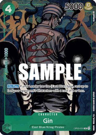 Gin (Alternate Art) - OP03-024 - Rare available at 401 Games Canada