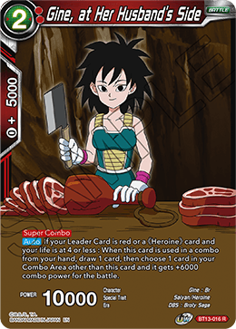 Gine, at Her Husband's Side - BT13-016 - Rare (FOIL) available at 401 Games Canada