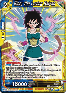 Gine, the Loving Saiyan - DB3-120 - Uncommon available at 401 Games Canada