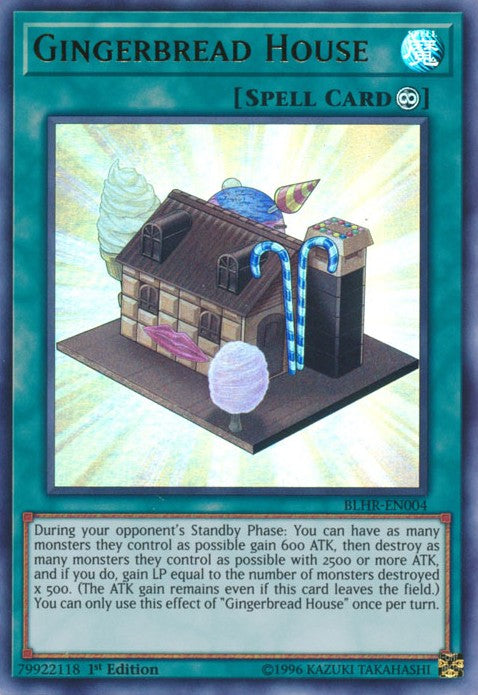 Gingerbread House - BLHR-EN004 - Ultra Rare - 1st Edition available at 401 Games Canada