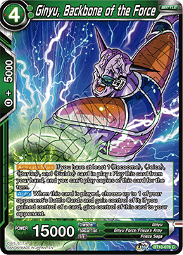 Ginyu, Backbone of the Force - BT10-076 - Common (FOIL) (Reprint) available at 401 Games Canada