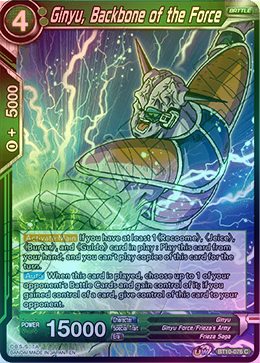 Ginyu, Backbone of the Force - BT10-076 - Common (FOIL) available at 401 Games Canada